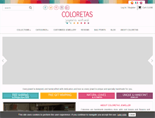 Tablet Screenshot of coloretas.com